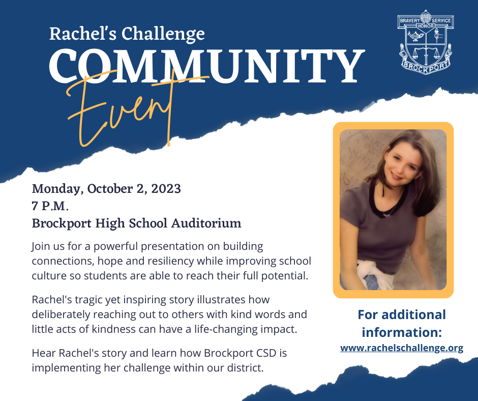  Rachel's Challenge Event Graphic